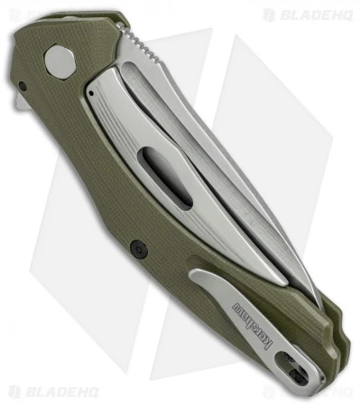 Kershaw Natrix A/O Sub-Frame Lock Knife OD Green G-10 (3.25" Stonewash) 7007OL 2 Kershaw Natrix A/O Sub-Frame Lock Knife OD Green G-10 (3.25" Stonewash) 7007OL - Image 2