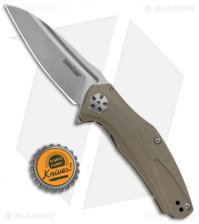 Kershaw Natrix Sub-Frame Lock Knife Tan G-10 (3.25" Stonewash) 7007TAN 4 Kershaw Natrix Sub-Frame Lock Knife Tan G-10 (3.25" Stonewash) 7007TAN - Image 4