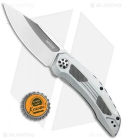 Kershaw Norad Frame Lock Knife Stainless Steel (3.25" Satin) 5510 -Kershaw Kershaw Norad FL SS Satin 5510 BHQ 106052 jr bottlecap