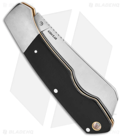 Kershaw Parley Cleaver Slip Joint Knife Black Polished Micarta (3.1" Satin) 4384 2 Kershaw Parley Cleaver Slip Joint Knife Black Polished Micarta (3.1" Satin) 4384 - Image 2