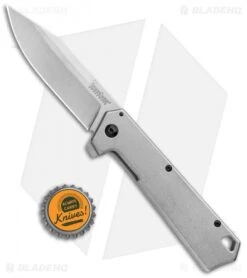 Kershaw Passage Assisted Opening Knife Stainless Steel (3.5" Stonewash) 7 Kershaw Passage Assisted Opening Knife Stainless Steel (3.5" Stonewash) -Kershaw Kershaw Passage KS1361X BHQ 104004 jr bottlecap