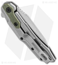 Kershaw Salvage Reverse Tanto Spring Assisted Knife Steel/GFN (2.9" SW) 1369 6 Kershaw Salvage Reverse Tanto Spring Assisted Knife Steel/GFN (2.9" SW) 1369 -Kershaw Kershaw Salvage Reverse Tanto SA Steel Green GFN SW BHQ 139779 jr side