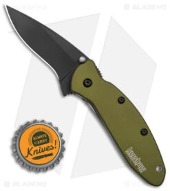 Kershaw Scallion Assisted Opening Knife Olive (2.25" Black) 1620OLBLK 7 Kershaw Scallion Assisted Opening Knife Olive (2.25" Black) 1620OLBLK -Kershaw Kershaw Scallion Assisted Opening Knife Olive 2in Black BHQ 11769 td size