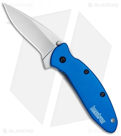Kershaw Scallion Assisted Opening Knife Navy Blue (2.25" Bead Blast) 1620NB 1 Kershaw Scallion Assisted Opening Knife Navy Blue (2.25" Bead Blast) 1620NB
