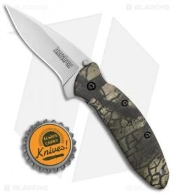 Kershaw Scallion Flipper Knife Tree Camo Aluminum (2.25" Satin) 1620C 7 Kershaw Scallion Flipper Knife Tree Camo Aluminum (2.25" Satin) 1620C -Kershaw Kershaw Scallion Assisted Opening Tree Camo BB 1620C BHQ 0377 jr bottlecap
