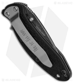 Kershaw Scallion Assisted Opening Knife Black (2.25" Blackwash) -Kershaw Kershaw Scallion LL AO Blackwash BHQ 154169 td side