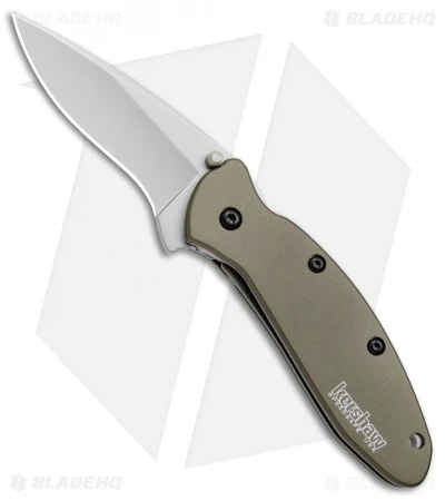 Kershaw Scallion Assisted Opening Knife Olive Green (2.25" Bead Blast) 1620OL 1 Kershaw Scallion Assisted Opening Knife Olive Green (2.25" Bead Blast) 1620OL