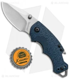 Kershaw Shuffle Liner Lock Knife Blue Multi-Tool (2.375" Stonewash) -Kershaw Kershaw Shuffle LL Blue Multi Tool SW KS8700NBSW BHQ 90618 jr bottlecap