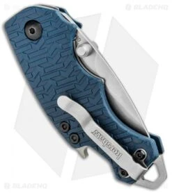 Kershaw Shuffle Liner Lock Knife Blue Multi-Tool (2.375" Stonewash) -Kershaw Kershaw Shuffle LL Blue Multi Tool SW KS8700NBSW BHQ 90618 jr side