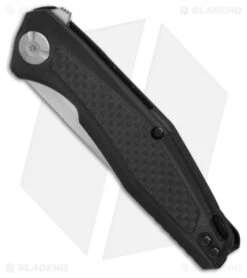 Kershaw Sinkevich Atmos Liner Lock Knife Black G-10/Carbon Fiber (3" Satin) 4037 -Kershaw Kershaw Sinkevich Atoms Black G10 CF satin BHQ 80582 er spine