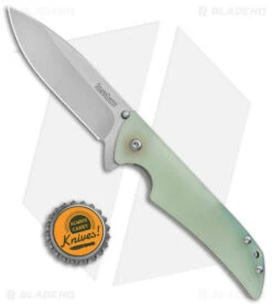 Kershaw Skyline Exclusive Knife Natural Jade G-10 (3.1" SW 20CV) -Kershaw Kershaw Skyline Knife 20CV Natural Jade G 10 SW Exclusive BHQ 49879 jr bottlecap