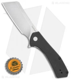 Kershaw Static Cleaver Liner Lock Knife Black G-10 (2.8" SW D2) -Kershaw Kershaw Static Cleaver Liner Lock Knife Black G 10 2 BHQ 113581 LS Bottlecappng