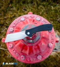 Kershaw Static Cleaver Liner Lock Knife Black G-10 (2.8" SW D2) -Kershaw Kershaw Static Cleaver Liner Lock Knife Black G 10 Stonewash D2 BHQ 113581 kp h2o web