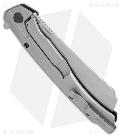 Kershaw Strata Cleaver Frame Lock Knife Black G-10 (4" Stonewash) 2078 3 Kershaw Strata Cleaver Frame Lock Knife Black G-10 (4" Stonewash) 2078 - Image 3