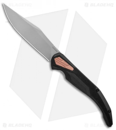 Kershaw Strata Frame Lock Knife Black G10 (4.5" Bead Blast) 1 Kershaw Strata Frame Lock Knife Black G10 (4.5" Bead Blast)