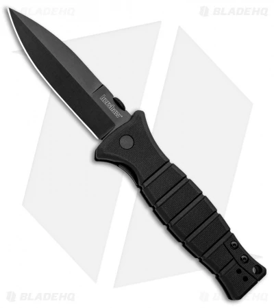 Kershaw XCOM Liner Lock Knife Black GFN (3.6" Black) 3425 1 Kershaw XCOM Liner Lock Knife Black GFN (3.6" Black) 3425