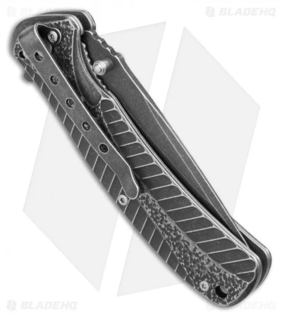 Kershaw Starter Assisted Opening Flipper Knife (3.4" BlackWash) 1301BW 2 Kershaw Starter Assisted Opening Flipper Knife (3.4" BlackWash) 1301BW - Image 2