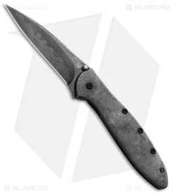 Kershaw 41 Kershaw Leek Composite Assisted Opening Knife (3" Blackwash) 1660CBBW