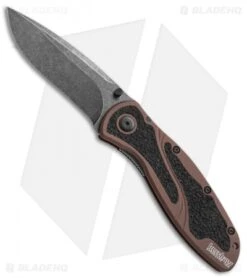Kershaw Blur Assisted Opening Knife Brown (BlackWash Elmax) 1670BWBR