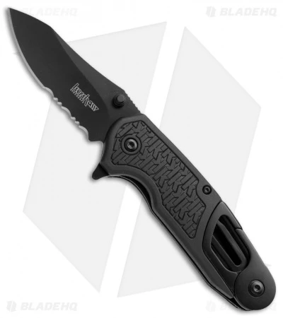 Kershaw Funxion Lightweight Assisted Opening Knife (3" Black Serr) 8100 1 Kershaw Funxion Lightweight Assisted Opening Knife (3" Black Serr) 8100