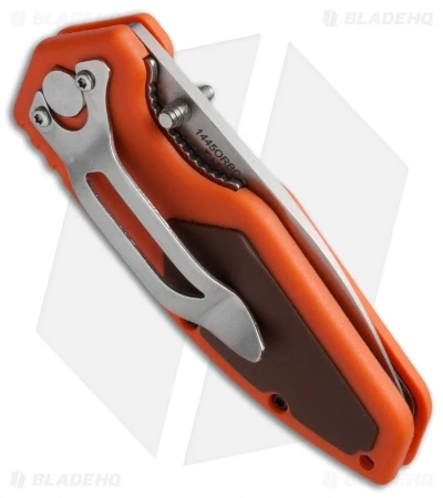 Kershaw Buck Commander 3/4-Ton Knife Orange/Brown (2.75" Satin) 1446ORBCX 2 Kershaw Buck Commander 3/4-Ton Knife Orange/Brown (2.75" Satin) 1446ORBCX - Image 2
