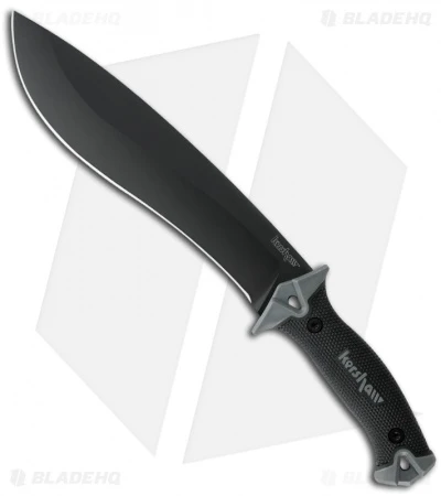 Kershaw Camp 10 Fixed Blade Knife Machete (10" Black) 1077 1 Kershaw Camp 10 Fixed Blade Knife Machete (10" Black) 1077