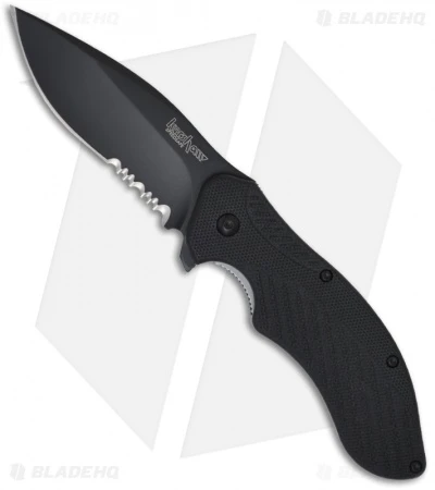 Kershaw Clash Assisted Opening Knife (3.25" Black Serr) 1605CKTST 1 Kershaw Clash Assisted Opening Knife (3.25" Black Serr) 1605CKTST