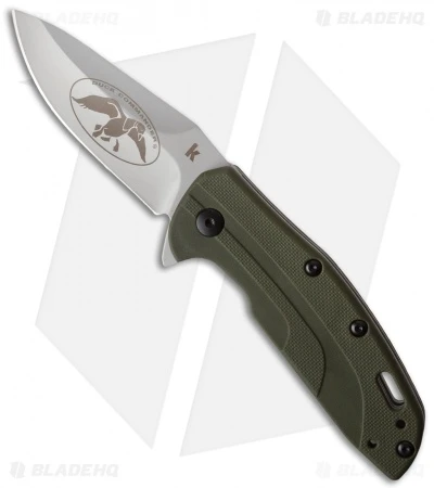 Kershaw Duck Commander Dunbar Assisted Opening Knife (3" Bead Blast) 7420DCX 1 Kershaw Duck Commander Dunbar Assisted Opening Knife (3" Bead Blast) 7420DCX