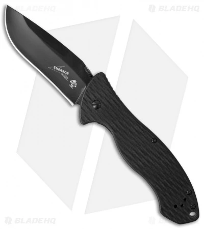 Kershaw Emerson CQC-9K Liner Lock Knife Black G-10 (3.5" Black) 6045BLK 1 Kershaw Emerson CQC-9K Liner Lock Knife Black G-10 (3.5" Black) 6045BLK