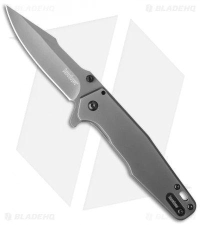 Kershaw Ferrite Assisted Opening Flipper Knife (3.25" Gray Ti) 1557TI 1 Kershaw Ferrite Assisted Opening Flipper Knife (3.25" Gray Ti) 1557TI