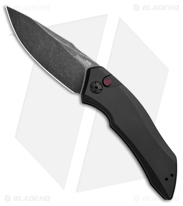 Kershaw Launch 1 Automatic Knife Black Aluminum (3.4" BlackWash) 7100BW 1 Kershaw Launch 1 Automatic Knife Black Aluminum (3.4" BlackWash) 7100BW