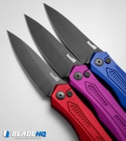 Kershaw Launch 6 Automatic Knife Blue Aluminum (3.75" Black) 7800BLUBLK -Kershaw kershaw launch 6 purple blue red dl vertical confetti