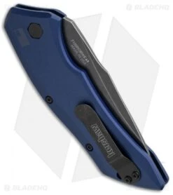 Kershaw Launch 1 Automatic Knife Blue Aluminum (3.4" BlackWash) 7100BLUBW 8 Kershaw Launch 1 Automatic Knife Blue Aluminum (3.4" BlackWash) 7100BLUBW -Kershaw kershaw launch auto 1 blackwash blue side cm