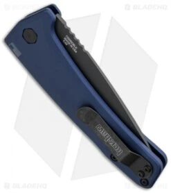 Kershaw Launch 3 Automatic Knife Blue Aluminum (3.4" Black) 5 Kershaw Launch 3 Automatic Knife Blue Aluminum (3.4" Black) -Kershaw kershaw launch auto 3 black dlc blue side cm