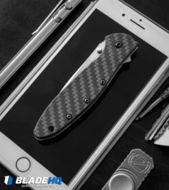 Kershaw Leek Assisted Opening Knife Carbon Fiber (3" Stonewash) 1660CF 14 Kershaw Leek Assisted Opening Knife Carbon Fiber (3" Stonewash) 1660CF -Kershaw kershaw leek cf sw 1660cf BHQ 52168 dl
